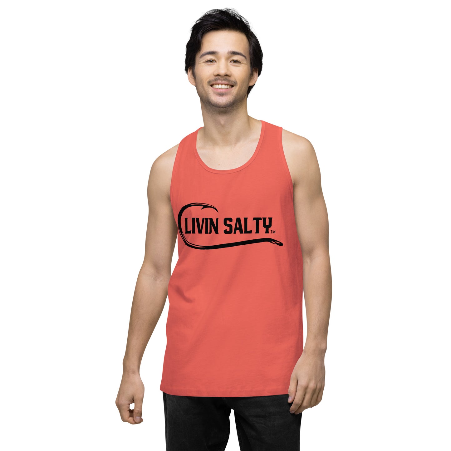 Men’s LIVIN SALTY with hook tank top