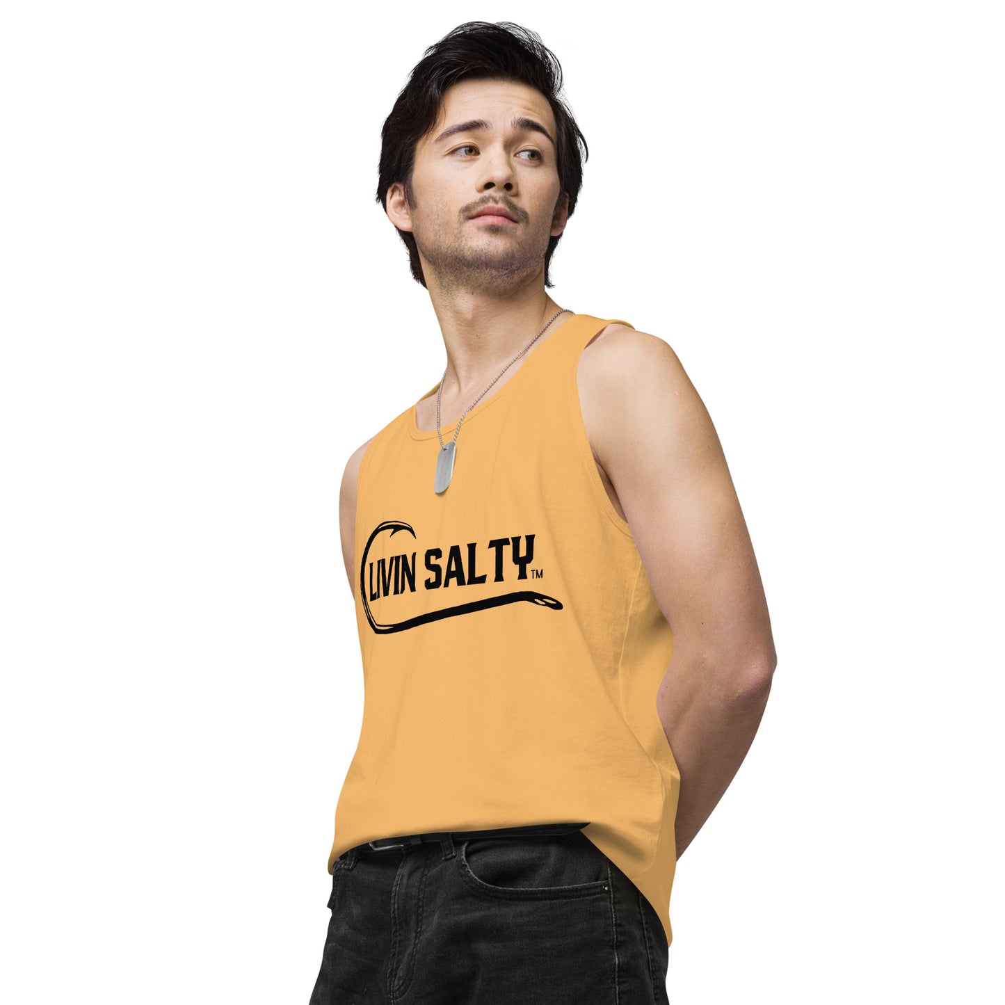 Men’s LIVIN SALTY with hook tank top