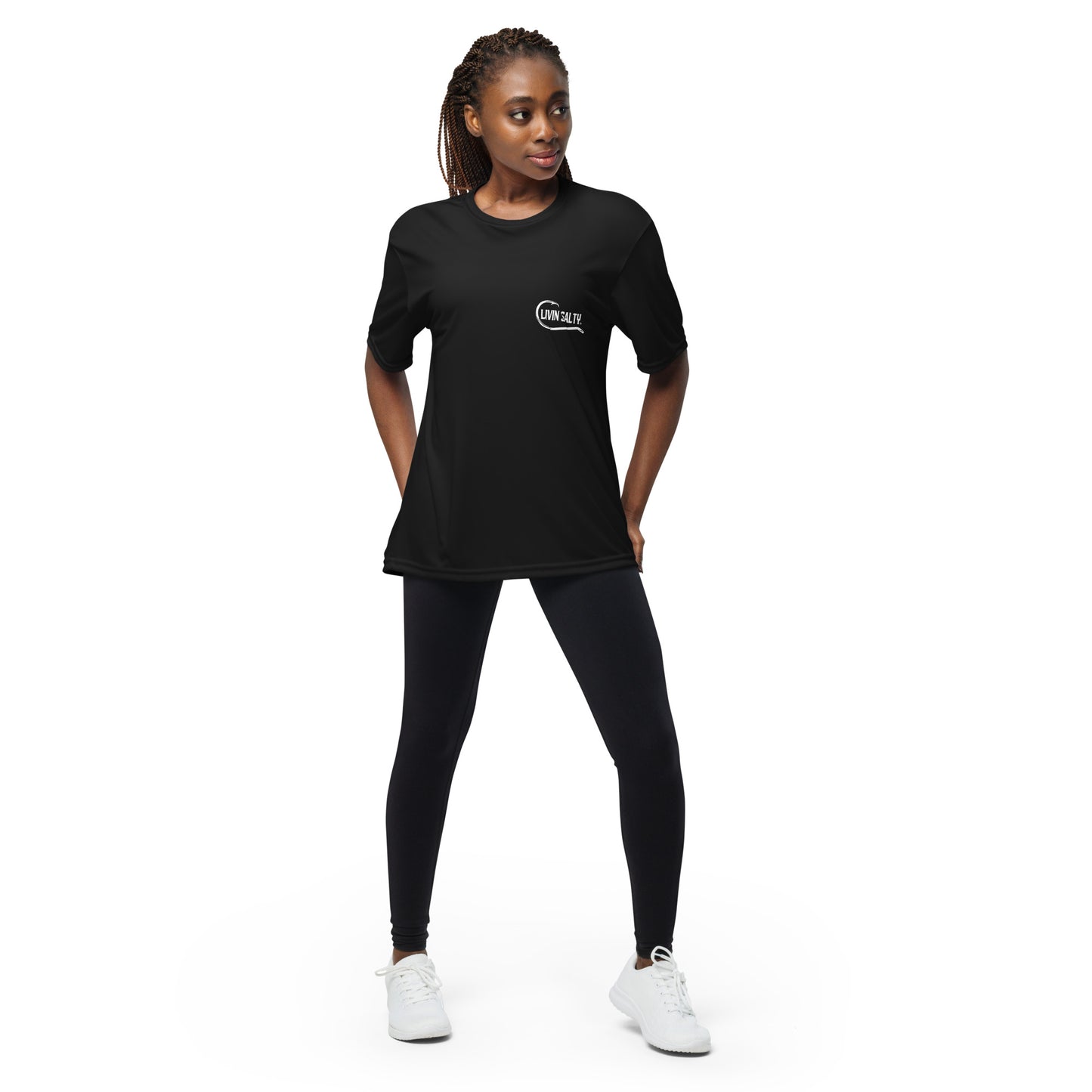 Unisex RWB LIVIN SALTY flag t-shirt