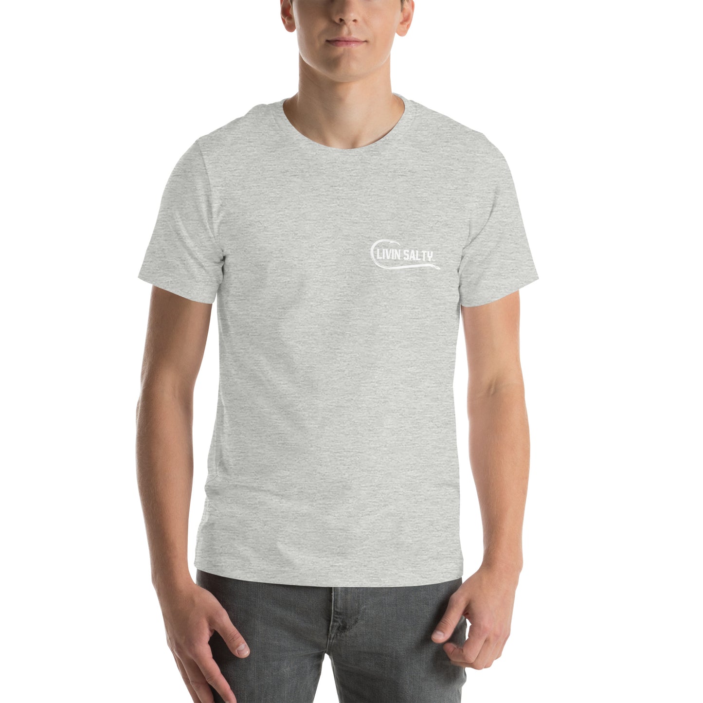Unisex RWB LIVIN SALTY Flag t-shirt