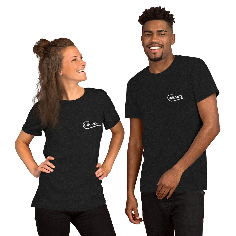 Unisex RWB LIVIN SALTY Flag t-shirt