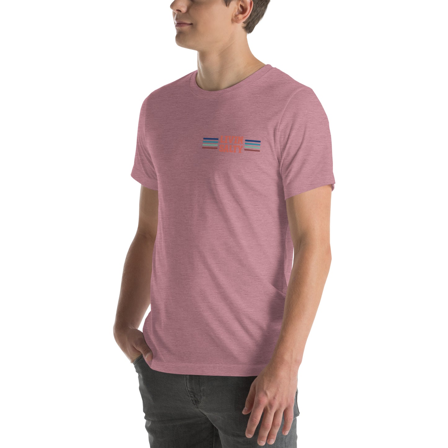 Unisex LIVIN SALTY Pelican t-shirt
