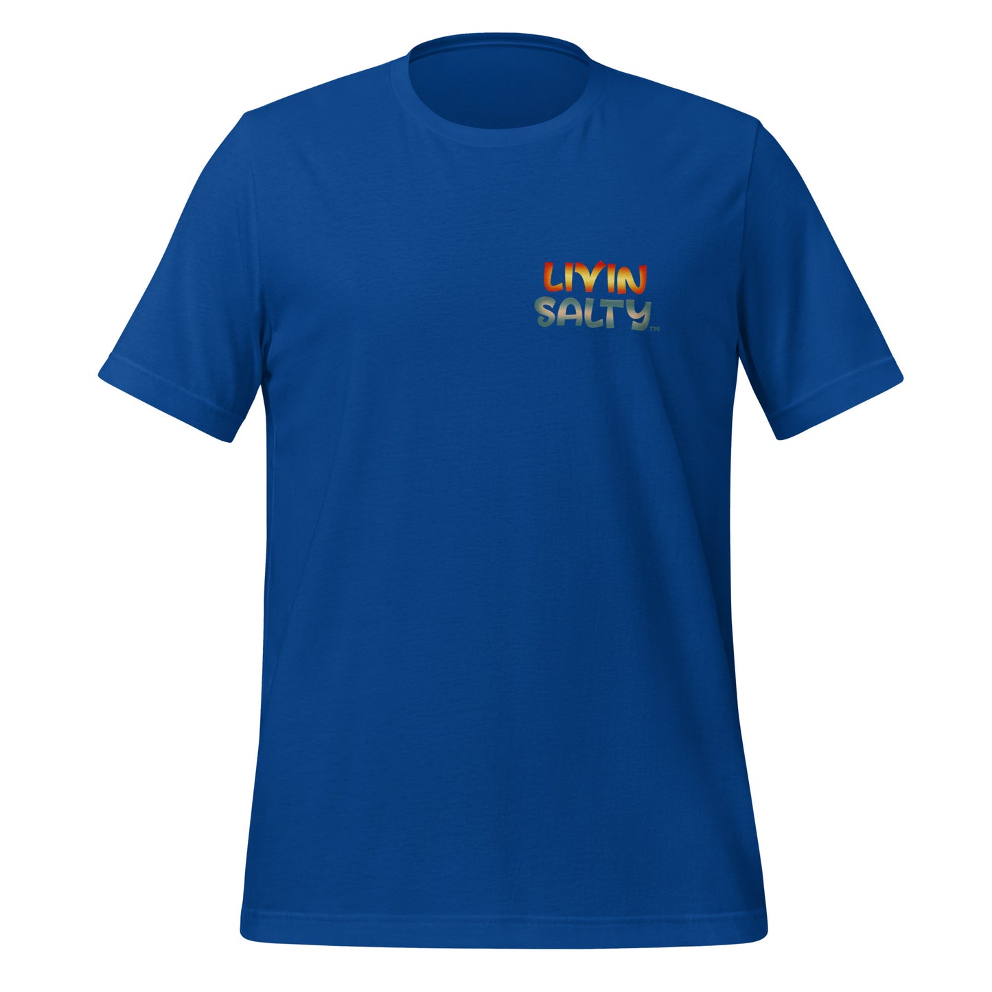 Unisex Surf board LIVIN SALTY Cotton t-shirt